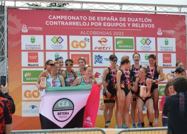Subcampeonas de la Liga Nacional de Duatlón.