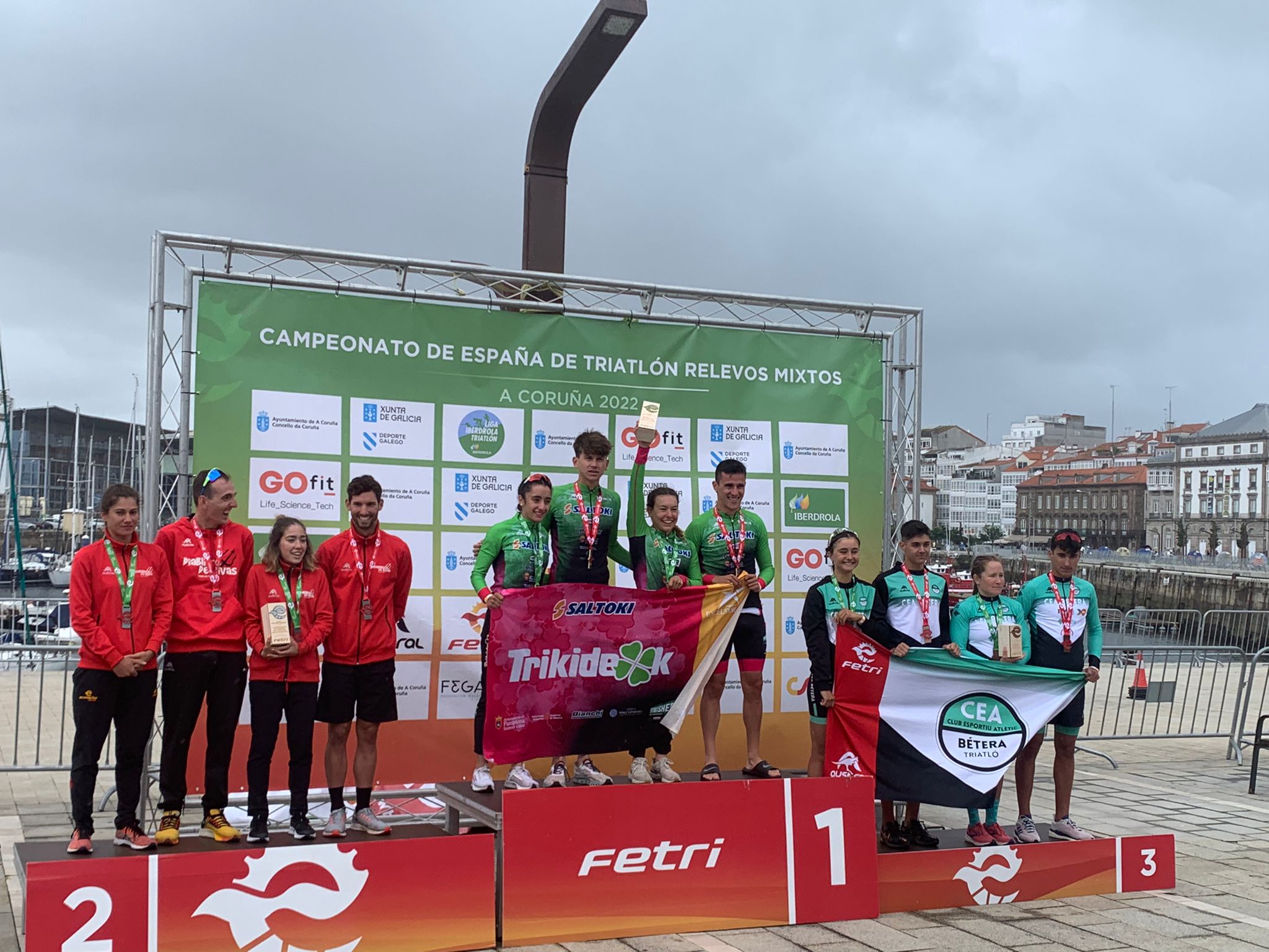 Chicos y chicas cumplen objetivos en el primer año en 1ª División de la Liga Nacional de Triatlón
