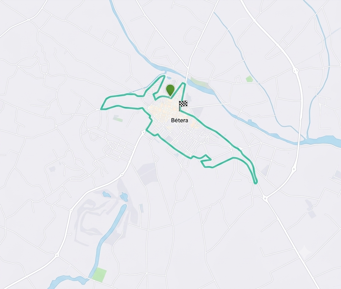Mapa Recorrido 10K Bétera